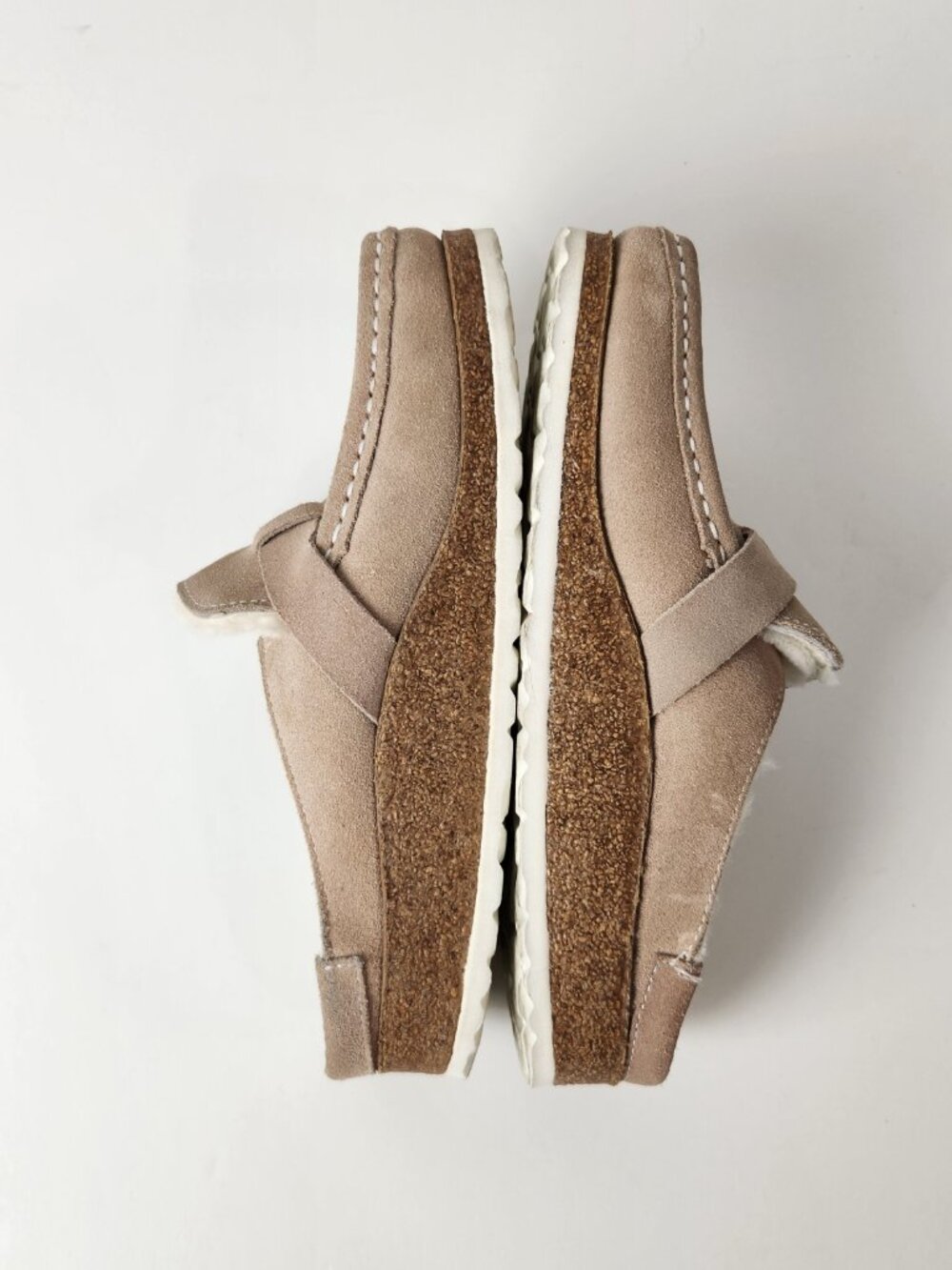 Birkenstock Shoes Womens EU36 US5-5.5 Buckley Shearling Suede Clogs Slip On - Picture 6 of 12